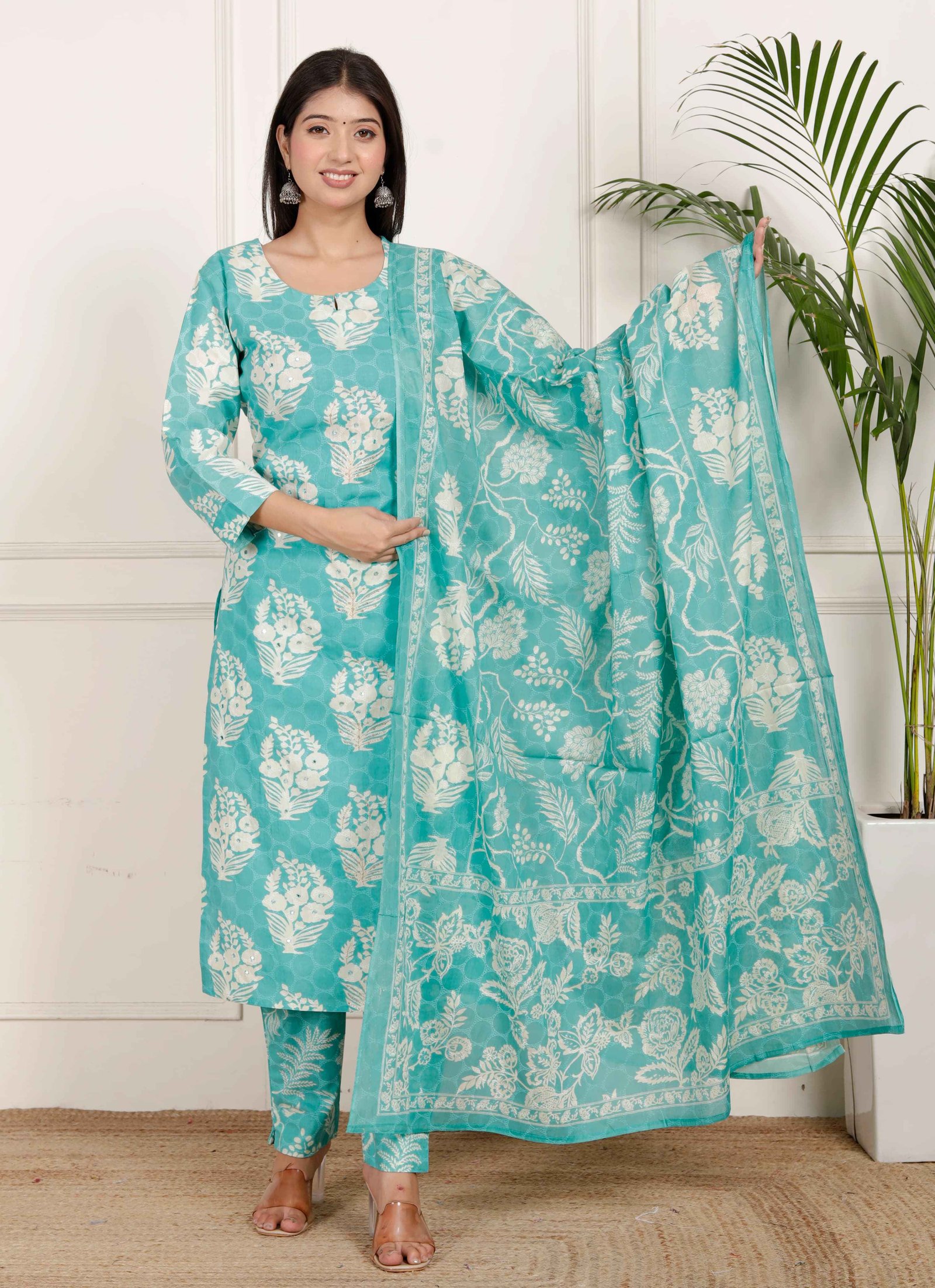 Gulbahar Turkish Ethnic Ensemble Kurta set